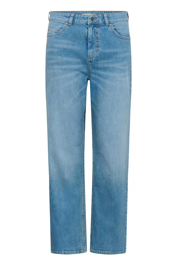 DARLINAIW CORE STRAIGHT JEANS in Washed Light Blue Denim by Inwear