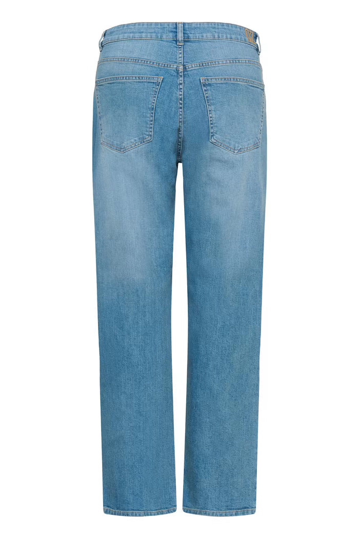 DARLINAIW CORE STRAIGHT JEANS in Washed Light Blue Denim by Inwear