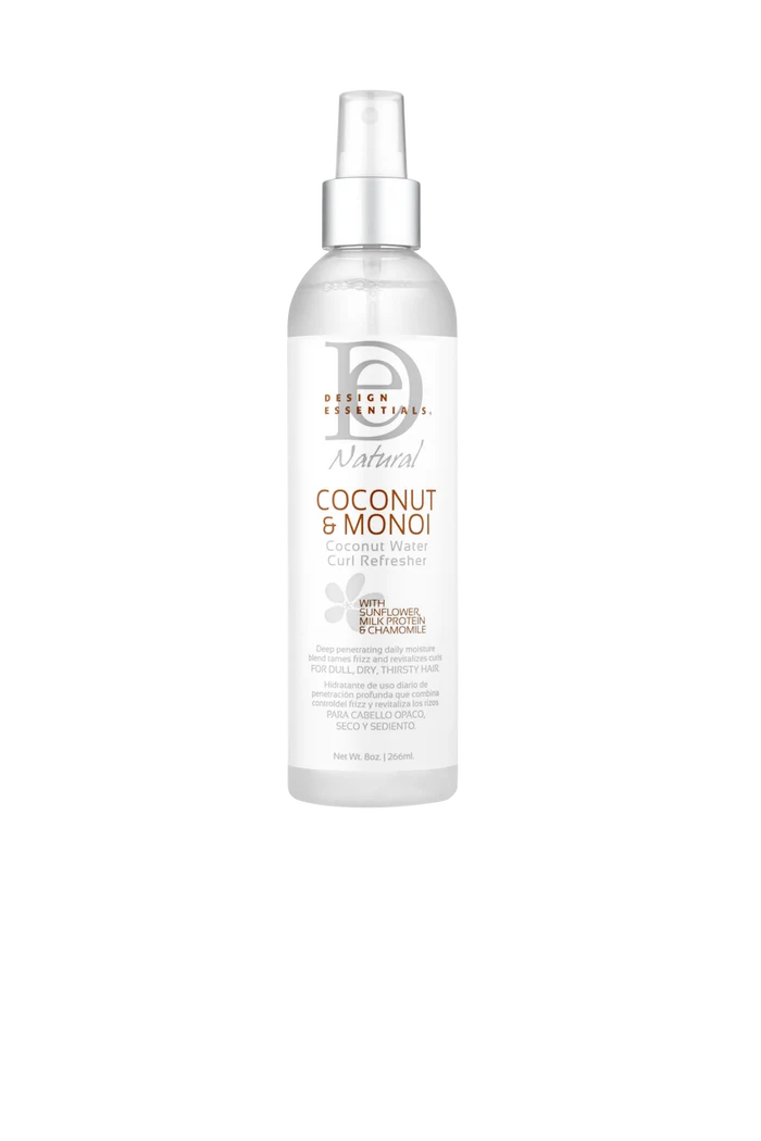 DESIGN ESSENTIALS Coconut & Monoi Coconut Water Curl Refresher (8oz)⁠ ⁠