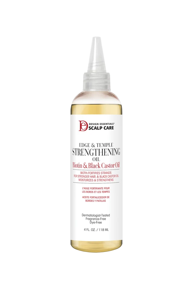 DESIGN ESSENTIALS Scalp Care Edge & Temple Strengthening Oil (4oz)