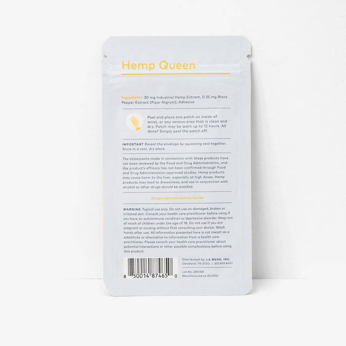 DISCONTINUED - Hemp Queen | The Good Patch