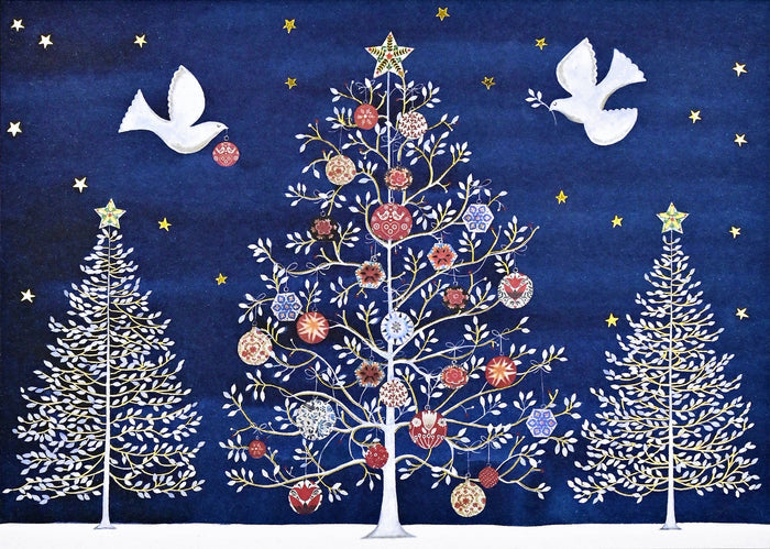 Doves of the Season Holiday Cards