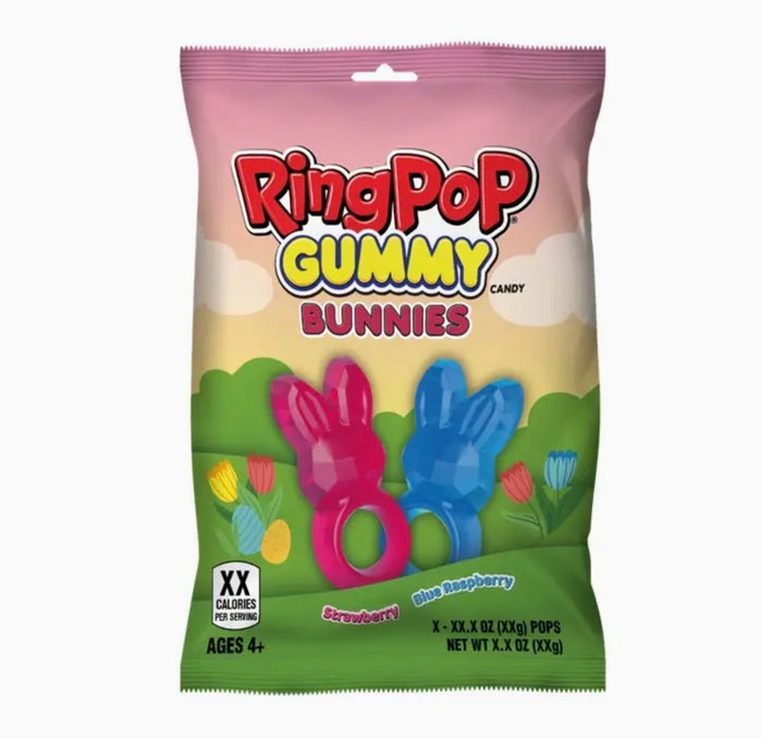 Easter Ring Pop Shaped Gummy Bunnies