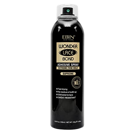 EBIN WONDER LACE BOND WIG ADHESIVE SPRAY - SUPREME  - 3 SIZE - Palms Fashion Inc.