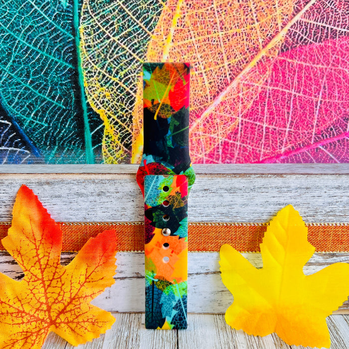 Enchanted Foilage Print Silicone Band For Samsung Watch