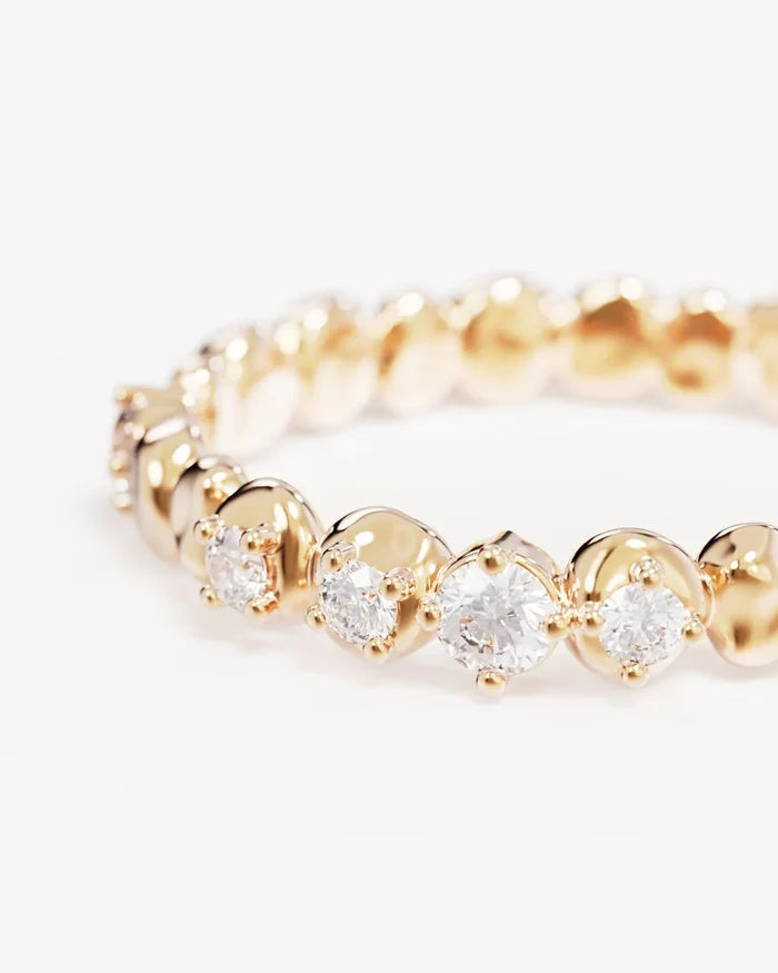 ENDLESS SUMMER RING in 18K Gold Vermeil from By Charlotte