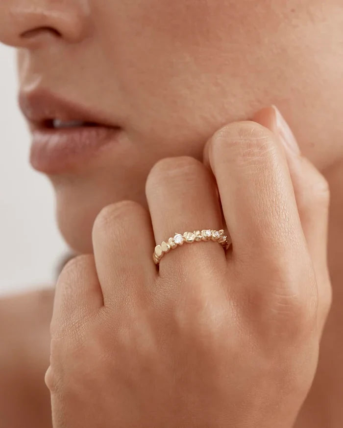ENDLESS SUMMER RING in 18K Gold Vermeil from By Charlotte