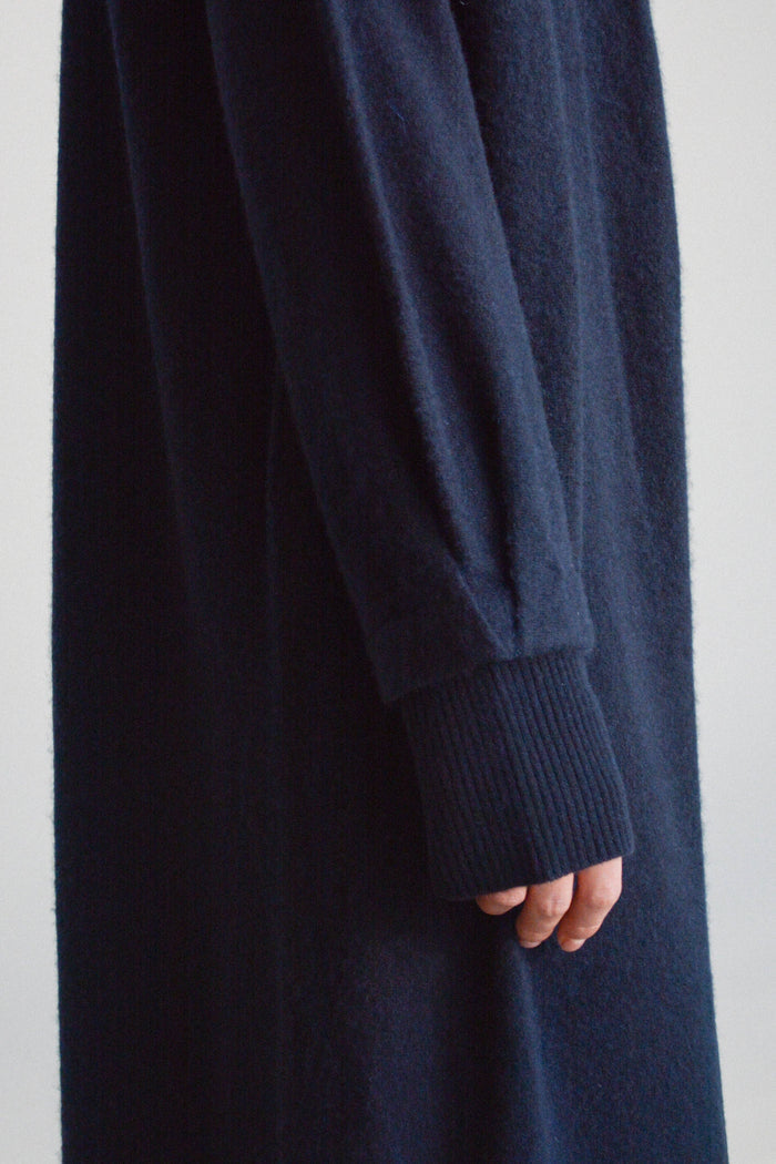 Essential Long Cardigan in Navy
