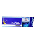 Agarbatti incense sticks box, Cool Water fragrance, blue and white packaging