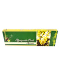 Incense stick pack with green box and yellow Rajnigandha Oudh artwork
