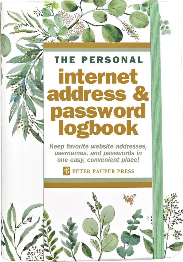Eucalyptus Address and Password Logbook