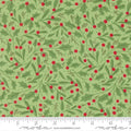 Evergreen- Christmas Holly- Merrily on High- Fat Quarter