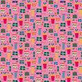 F2378 - Modern Holiday Pink Presents