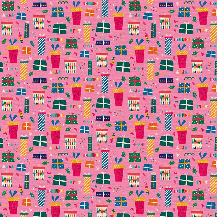 F2378 - Modern Holiday Pink Presents