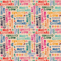 F2381 - Modern Holiday Merry Christmas - Cream