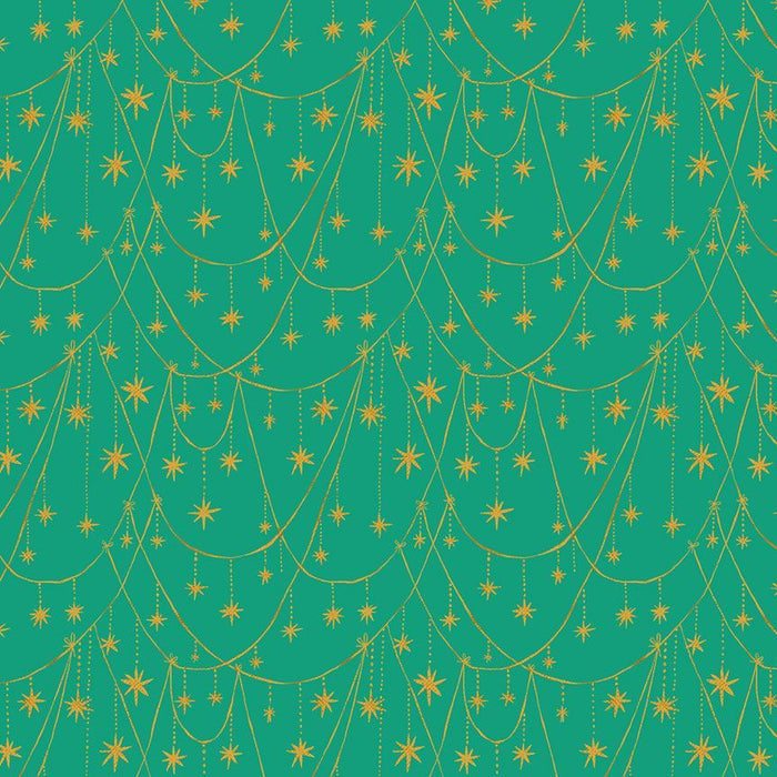 F2392 - Star Garland Peacock