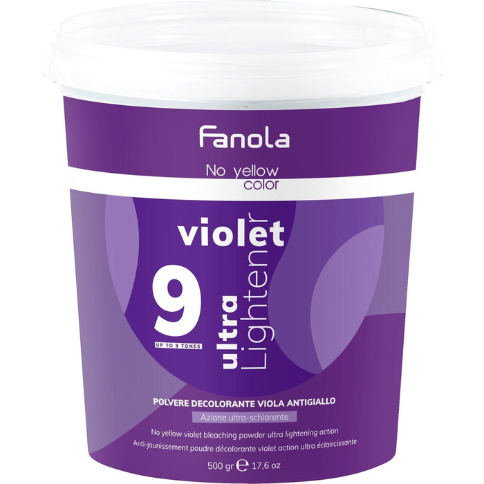 Fanola Color No Yellow 9 Tone Bleaching Powder - 500g - Hairdressing Supplies