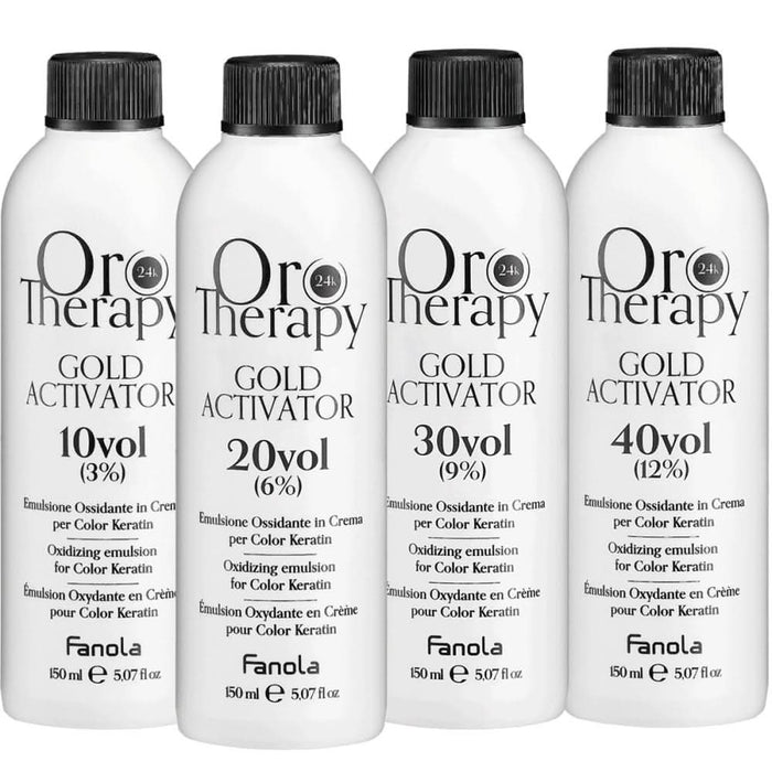 Fanola Oro Therapy Gold Activator Oro Puro 150ml - Hairdressing Supplies