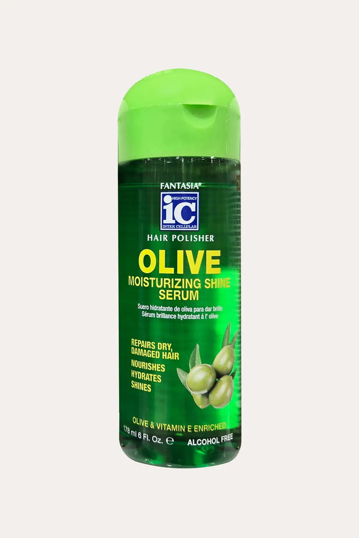FANTASIA IC HAIR POLISHER OLIVE MOISTURIZING SHINE SERUM 6oz - BSW BEAUTY CANADA
