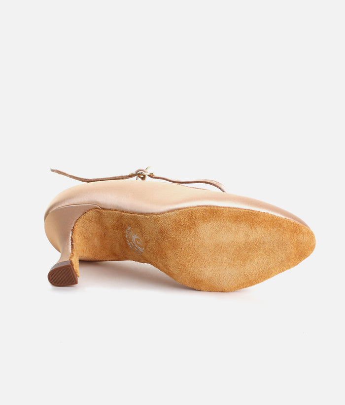 Ladies Ballroom Shoes, Satin Dance Shoes - ICS RT SS