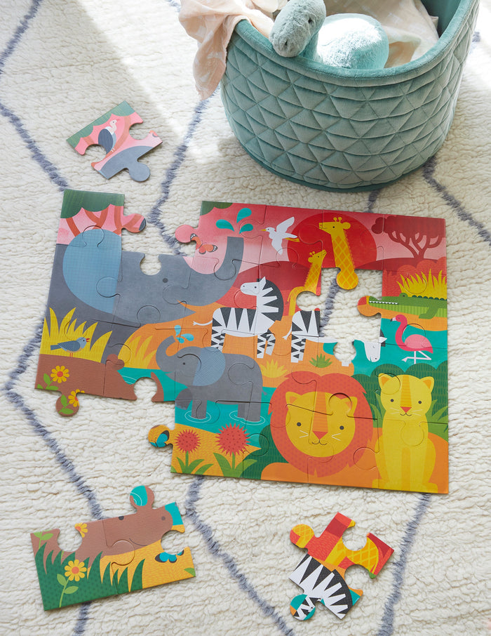 Floor Puzzle - Safari - Lifestyle Cut
