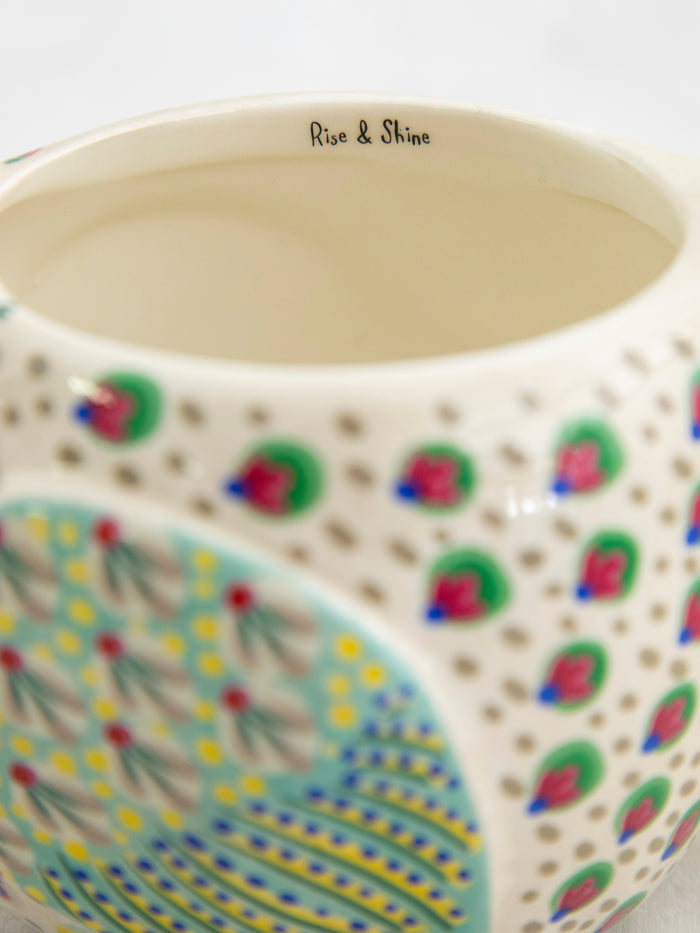 Folk Art Coffee Mug - Penny The Chicken-view 3