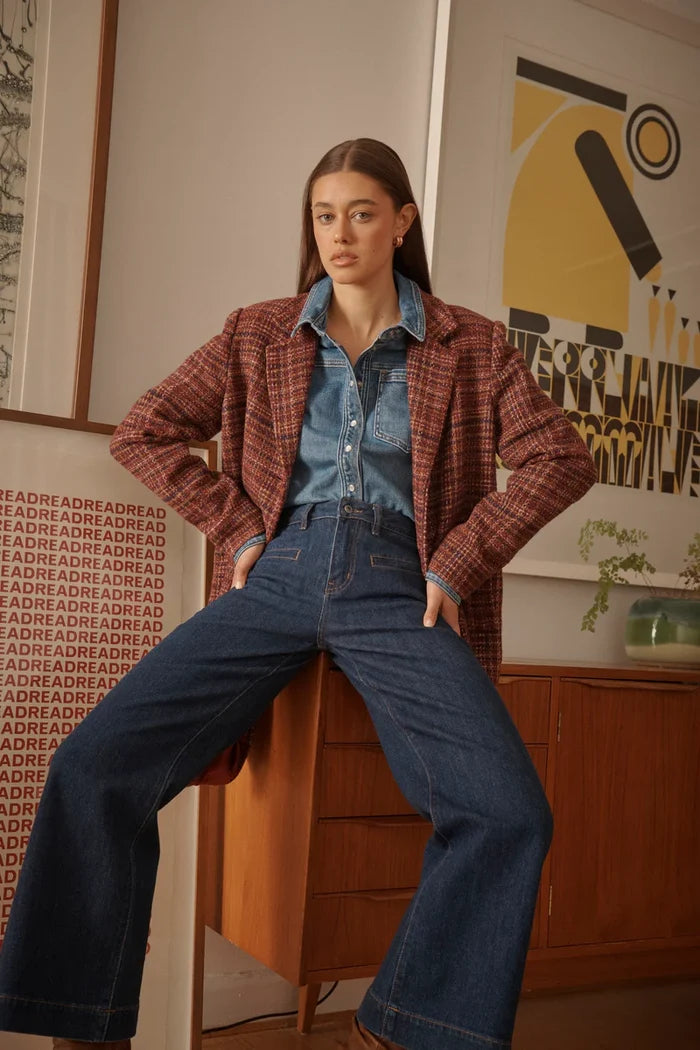 FREYA JEAN in| Palisade Blue by Kireina