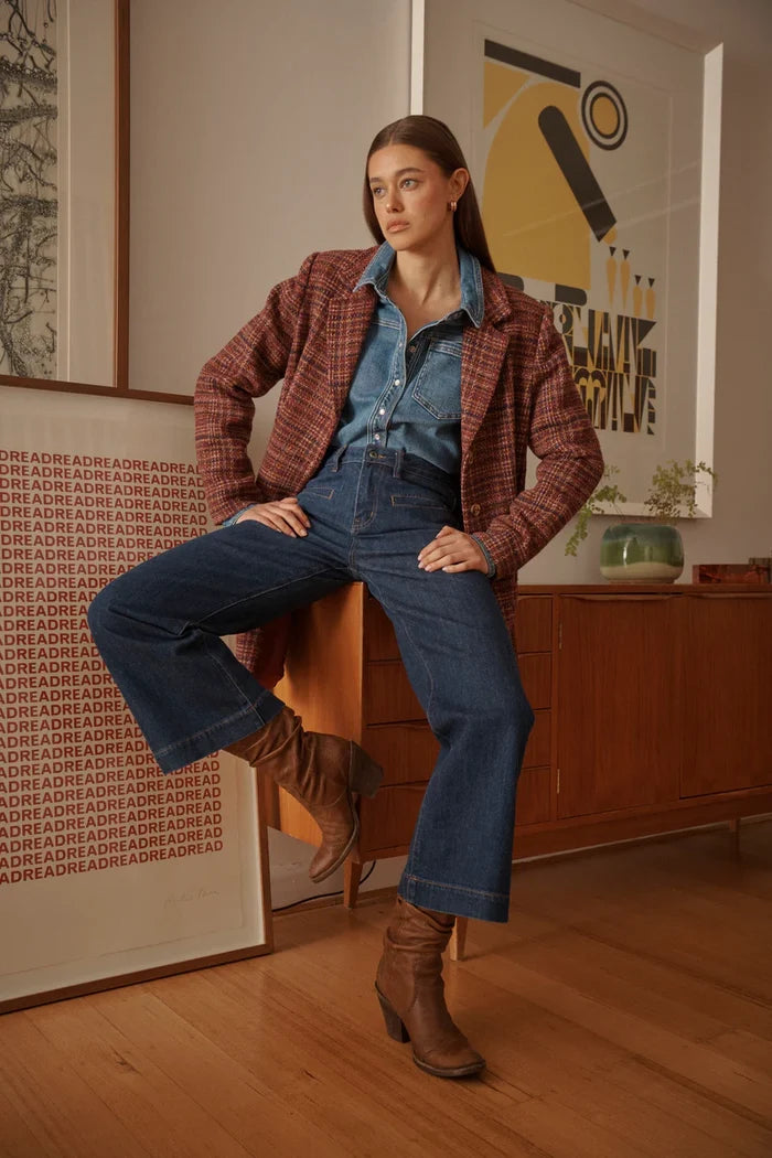 FREYA JEAN in| Palisade Blue by Kireina