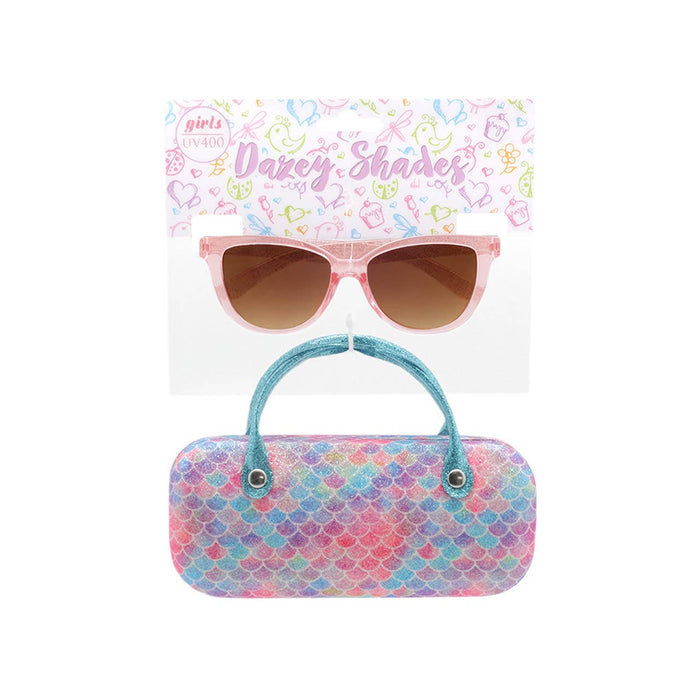 Girls Sunglasses with Mermaid Matching Case