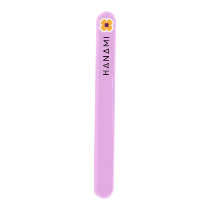 Pink nail file with 'HANAMI' branding on a white background.