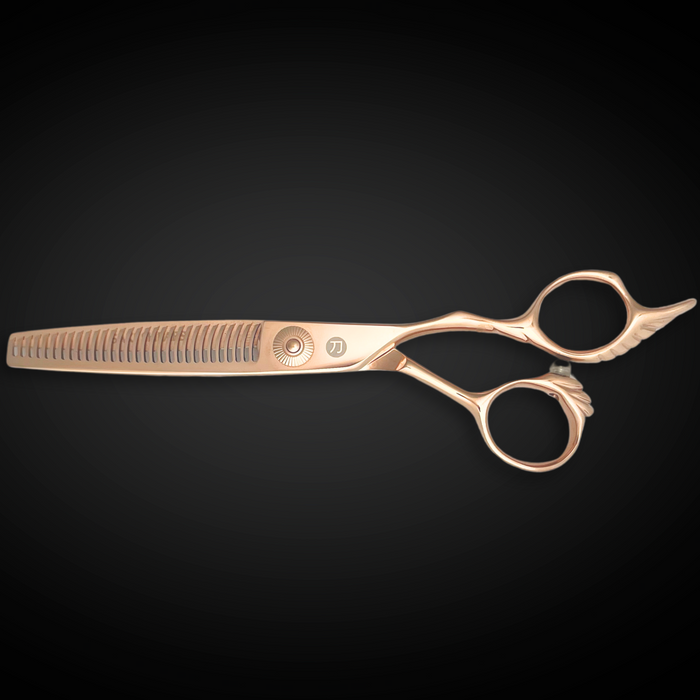 Gold Hair Thinning Shears Saki Tsuru - Open Box