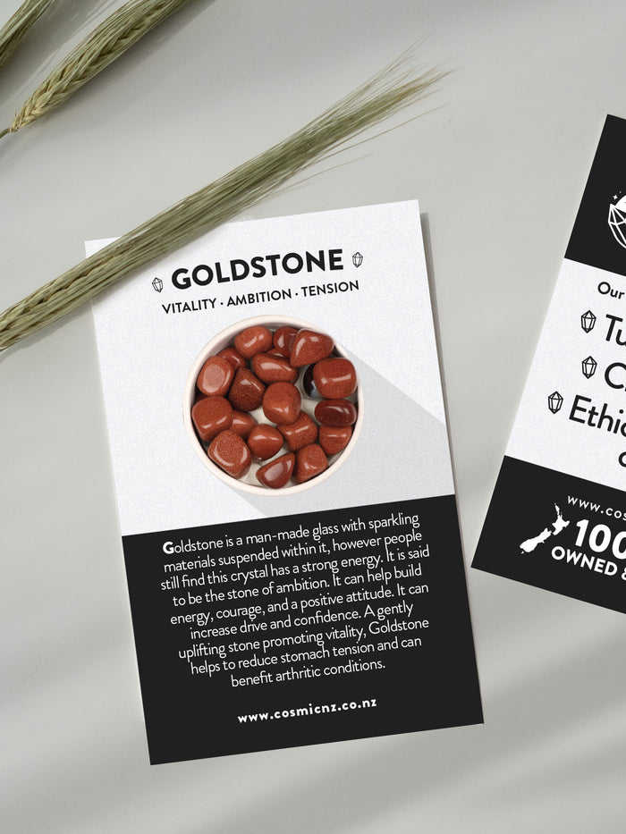 Goldstone - Tumbled | One Colour-Image 2