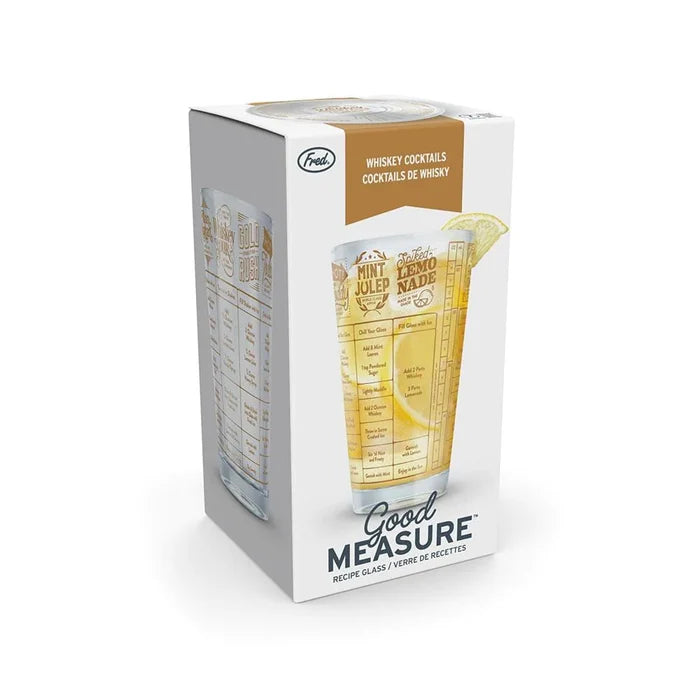 Good Measure Recipe Glass Whiskey