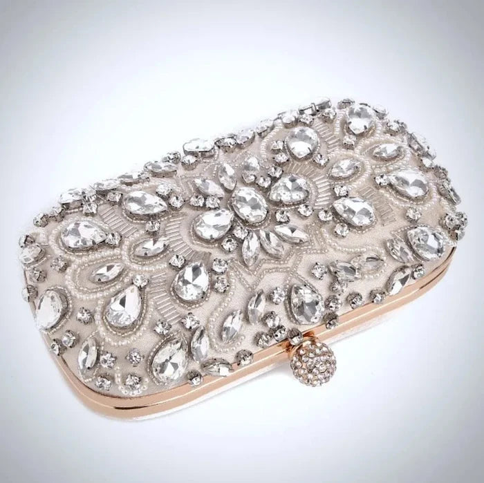 Wedding Accessories - Beaded Bridal Handbag Clutch