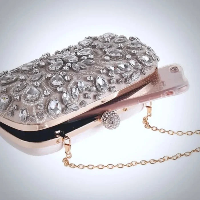 Wedding Accessories - Beaded Bridal Handbag Clutch