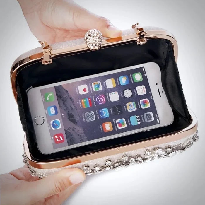 Wedding Accessories - Beaded Bridal Handbag Clutch