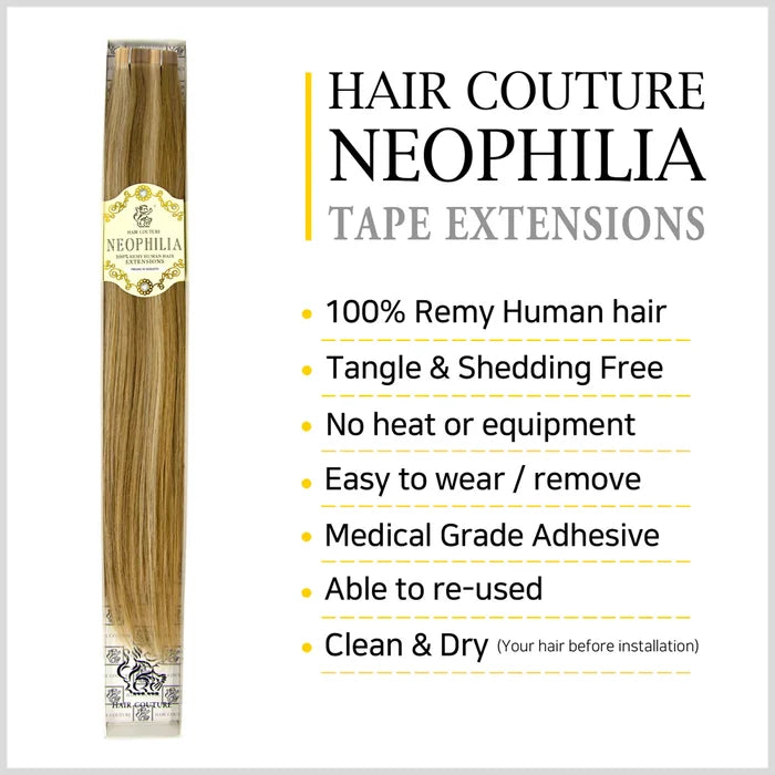 Hair Couture Neophilia Yaki Textured Tape Hair Extension  22" Kinky