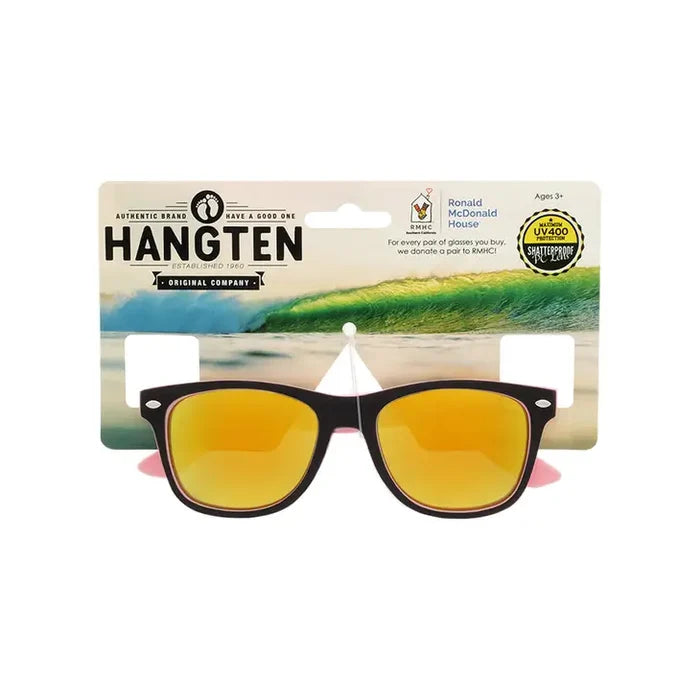 Hang Ten Branded Girls Mirror Pink Sunglasses