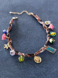 Happy Threads Charm Necklace-view 1