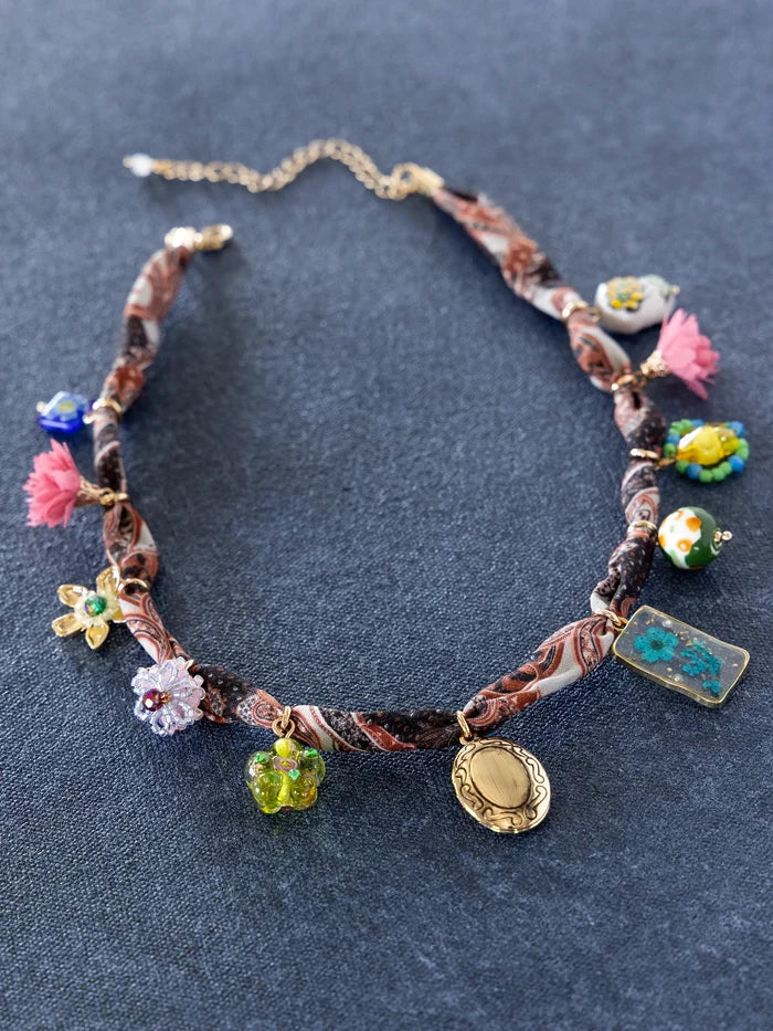Happy Threads Charm Necklace-view 1