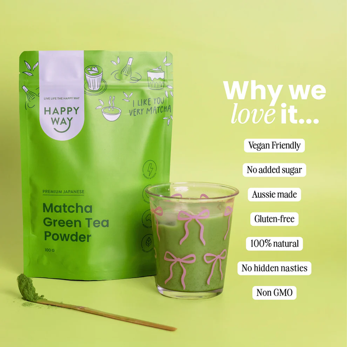 Happy Way Matcha Happy Way Matcha Green Tea Powder 100g