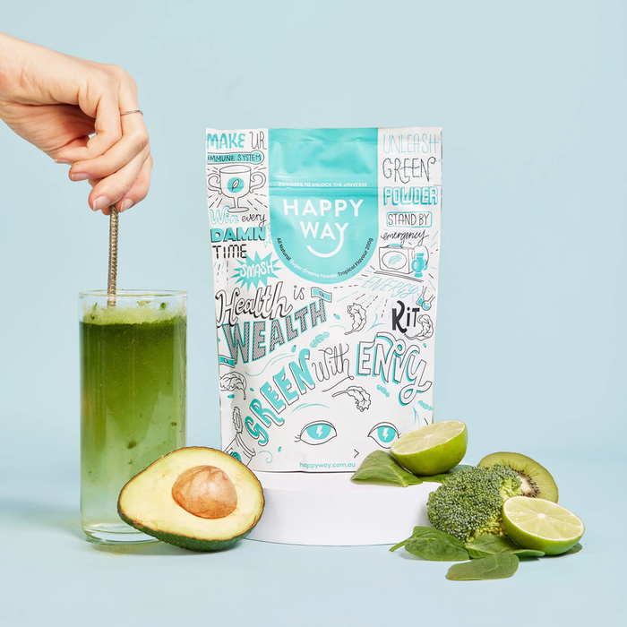 Happy Way Drink Happy Way Super Greens Powder 200g
