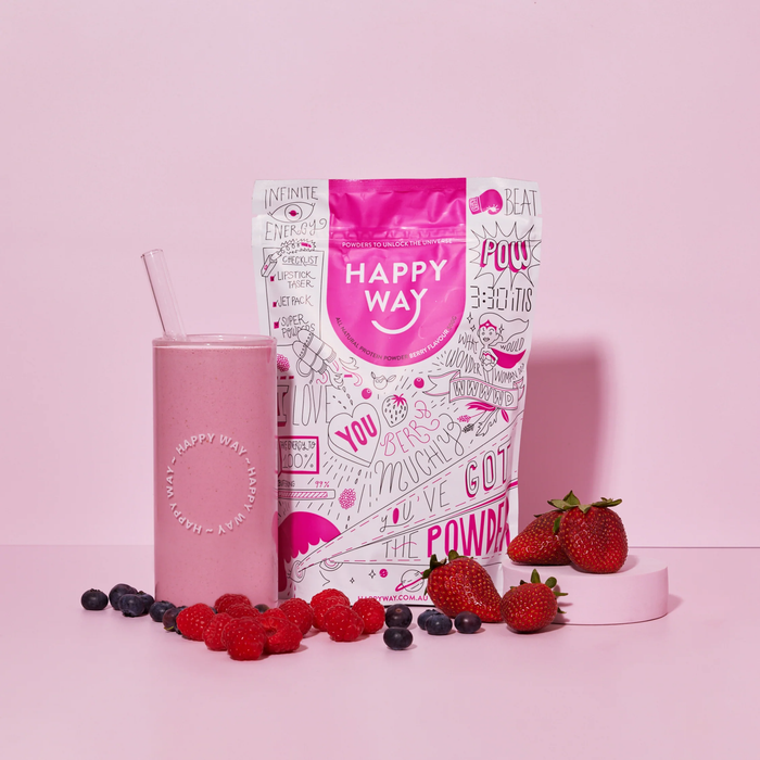 Happy Way Whey Protein Happy Way Whey Protein Powder Berry 500g