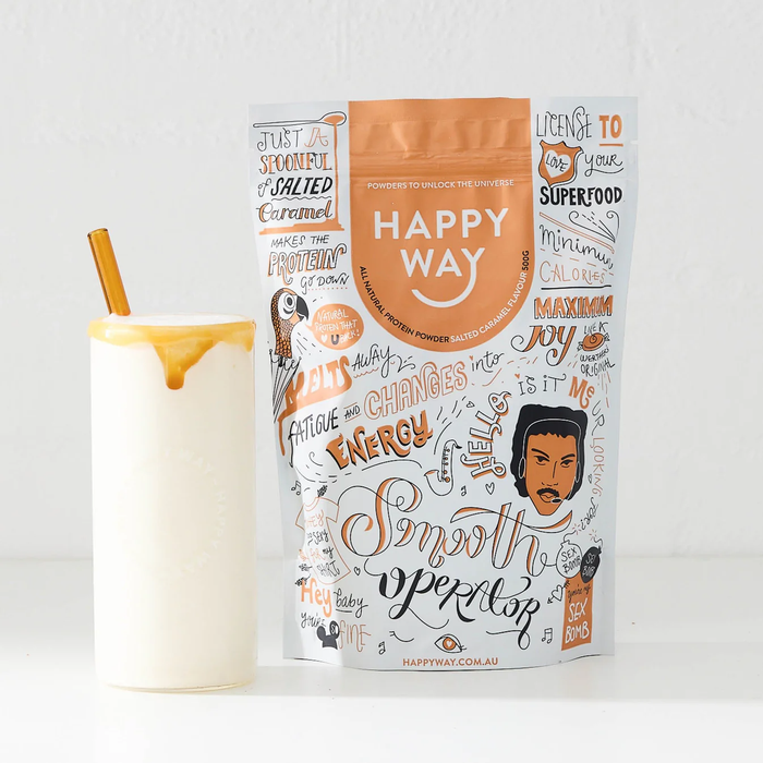 Happy Way Whey Protein Happy Way Whey Protein Powder Salted Caramel 500g