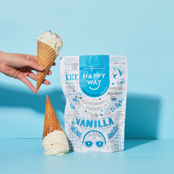 Happy Way Whey Protein Happy Way Whey Protein Powder Vanilla