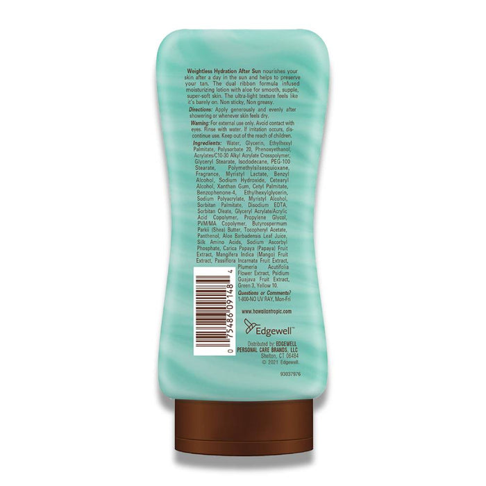 Hawaiian Tropic - Weightless Hydration After Sun Lotion with Aloe - 6 oz - 12 Pack