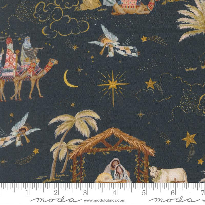 Holy Night- Nativity- Silent Night- Fat Quarter