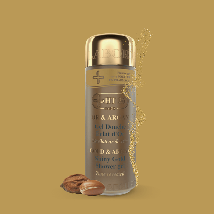 Lightening Shower gel Gold & Argan - Clean your skin and brighten your complexion - ShanShar Beauty : The world of beauty.