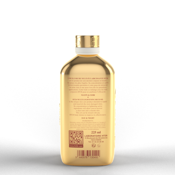 HT26 - Rich Multi-Lightening Repairing and nourishing Oil, 225ml bottle,