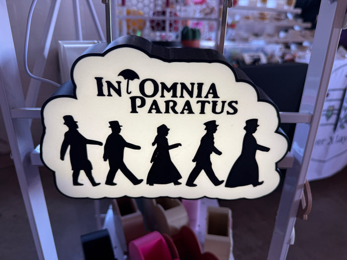 In Omnia Paratus Lightbox